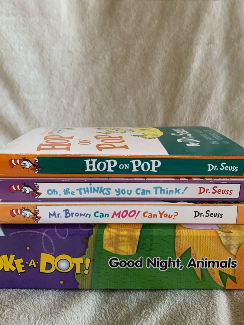 Dr. Seuss Board Book Set - Green, Purple, Orange, Yellow, White
